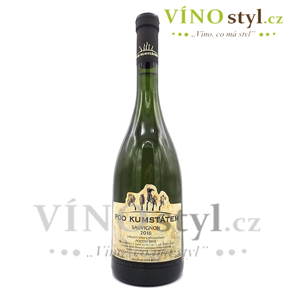 Sauvignon, pozdní sběr 2016, víno bílé - polosuché
