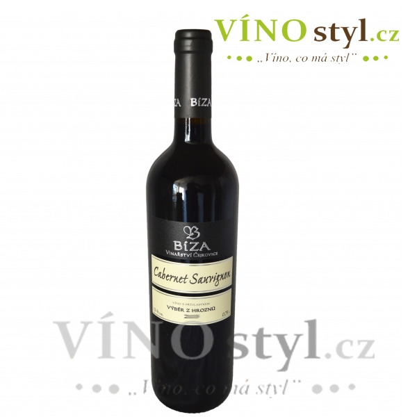 Cabernet Sauvignon, výběr z hroznů 2019, víno červené - suché