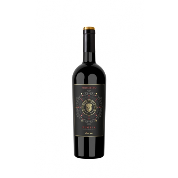 Piccini Primitivo Di Puglia IGT, červené  víno - polosuché