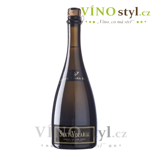 Sekt Volařík - Ryzlink vlašský 2021, extra brut