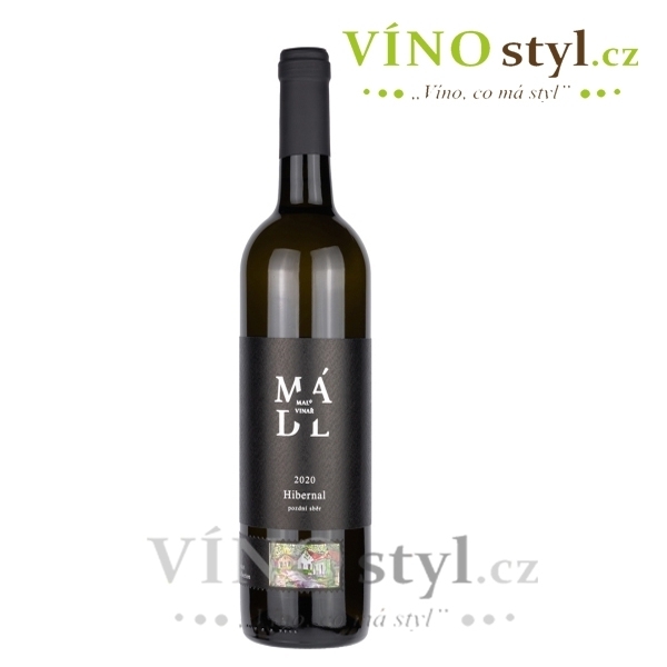 Hibernal, pozdní sběr 2024, víno bílé - polosuché