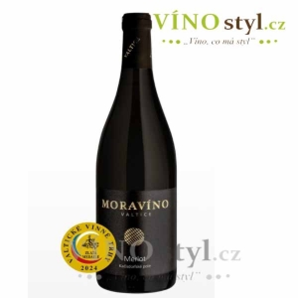 Merlot Burgunder, výběr z hroznů 2023, víno červené - suché