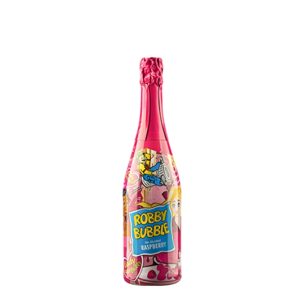 Robby Bubble Malina - ochucený nealkoholický nápoj