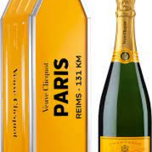 Veuve Clicquot Arrow Yellow Label brut, BOX 75 cl.