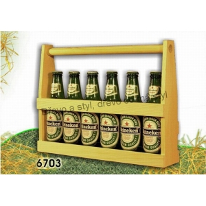 Nosič na pivo pro 6 lahví (0,3 l)