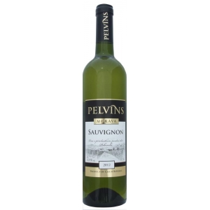 Sauvignon - Pelvins, pozdní sběr 2012, víno bílé - polosuché