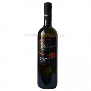 Sauvignon blanc, pozdní sběr 2014, víno bílé - polosuché