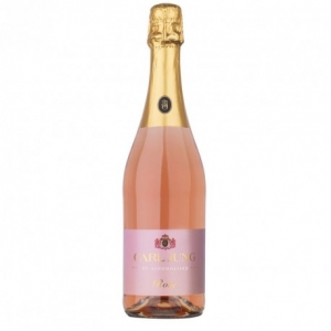 Nealkoholické víno Mousseux (sekt) rosé