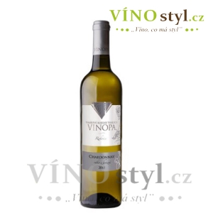 Chardonnay, výběr z hroznů 2018, víno bílé - suché