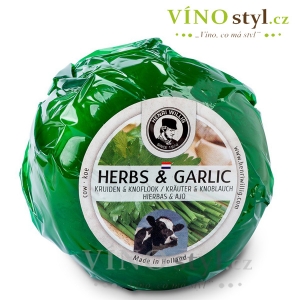 Sýr Henri Willig Baby Gouda s bylinkami, česnekem