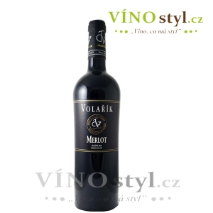 Merlot, výběr z hroznů 2018, víno červené - suché, Terroir PLOTNY, limitovaná edice