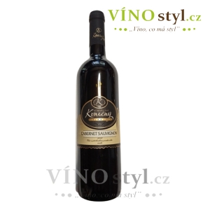 Cabernet Sauvignon, pozdní sběr 2020, víno červené - suché