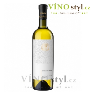 Chardonnay, výběr z hroznů 2021, víno bílé - polosuché