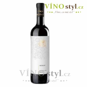 Merlot, pozdní sběr 2022, víno červené - suché