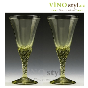 Lesní sklo - 2 sklenice na víno BEATA, 60 ml