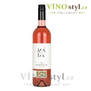 Zweigeltrebe Rosé, kabinetní 2021, víno růžové - polosladké
