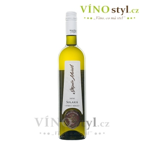 Solaris, výběr z bobulí 2020, víno bílé - polosladké