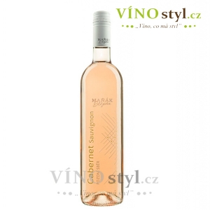 Cabernet sauvignon rosé, pozdní sběr 2020, víno růžové - suché
