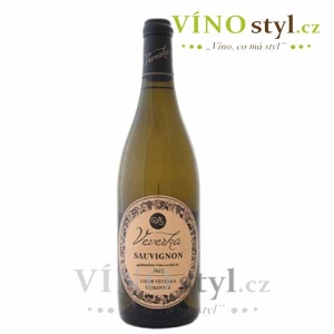 Sauvignon, pozdní sběr 2023, víno bílé - suché