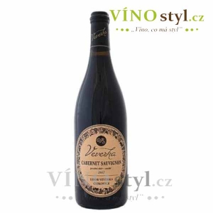 Cabernet sauvignon, výběr z hroznů 2022, víno červené - suché
