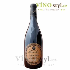 Pinot noir - MINIMUM, výběr z hroznů 2020, víno červené - suché