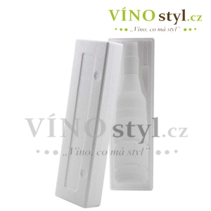 Přepravní polystyrenový obal na 1 láhev vína