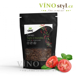 Sušení Grig červíci - rajče a bazalka