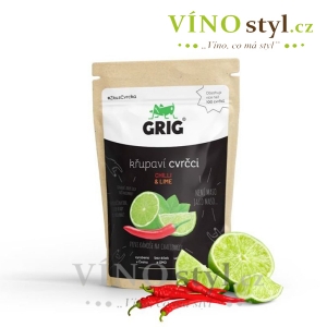 Sušení cvrčci Grig - chilli a limetka