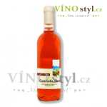 Frankovka ROSÉ, moravské zemské 2014, víno růžové - polosuché